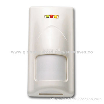 Dual-technology Motion Detector with Dual-PIR and MW Technology